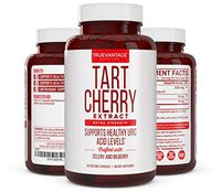 Extra Strength Tart Cherry Extract 1500mg Plus Celery Seed and Bilberry Extract -Anti Inflammatory, Antioxidant Supplement, Uric Acid Support, Muscle Recovery and Joint Pain -90 Veggie Capsules​…