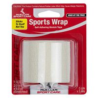 Mueller Sports Wrap Self-Adhering Stretch Tape: 2 in. x 6 yds. (White)