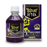 Stinger Detox Buzz 5X Extra Strength Drink – Grape Flavor – 8 FL OZ - 2 Pack