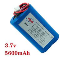 Rechargeable Lithium Ion Battery Pack - VIDAR 3.7V 5600mAh High Capacity Li-ion Battery Pack with JST PH2.54/2P Plug-in(Customizable) for Electronics,Toys,Lighting,Equipment