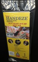 Handeze Therapeutic Glove, Medium Size 4, Black, Single