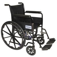 Venture Standard Wheelchair, 18"W x 16"D, Fixed Arms, Swingaway Footrests