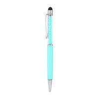 Detectorcatty New 8 Cnady Colors Stylus Pen Crystal 2 in1 Touch Screen Stylus Ballpoint Pen for iPhone iPad Galaxy Tablet PC Phone