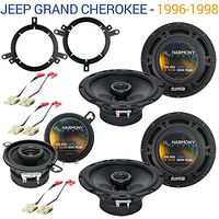 Compatible with Jeep Grand Cherokee 1996-1998 OEM Speaker Replacement Harmony Upgrade Package