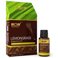 WOW Lemongrass Essential Oil - Air Freshener For Meditation & Sleep - Mix With Lotion For Skin Care - Stress & Anxiety, Energy To Focus & Concentrate - 100% Pure Therapeutic Grade Oil (Undiluted) 10mL
