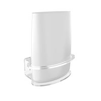 Netgear Orbi Wall Mount Sturdy Clear Acrylic Wall Mount Bracket, Compatible with Orbi WiFi Router RBS40, RBK40, RBS50, RBK50, AC2200, AC3000 - A Space Saving Solution - Clear