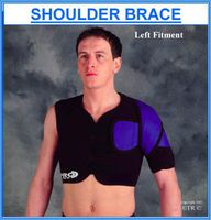 Prolineonline Single Shoulder Brace Support Right Shoulder Compressive Neoprene