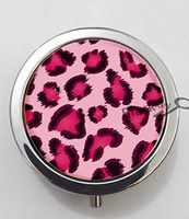 BlackKey Leopard Print Pattern 3-Compartment Decorative Pocket Gift Box Case Organizer for Pill, Color 1 -1328