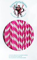 Paper Straws Box of 144 Hot Pink