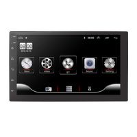 hizpo Android 9.0 Universal Car Stereo 7 Inch Double Din Car Navigation Supports GPS Bluetooth FM Mirror-Link USB WiFi TPMS OBD2