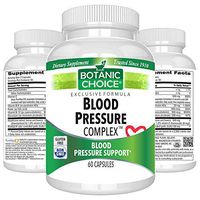 Botanic Choice Blood Pressure Complex - Adult Daily Supplement - Supports Healthy Circulation Nerve and Immune Function Boosts Energy and Promotes Overall Health 60 Pcs