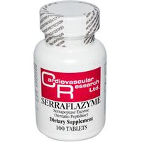 Life Extension (Cardiovascular Research LTD.), SERRAFLAZYME 100 Tablets