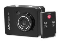 Hi Speed Sports Action Camera - HD 1080P Mini Camcorder w/ 12 MP Cam, 2.4" Touch Screen USB SD Card HDMI, Battery - Waterproof Case, USB Cable, Wireless Remote Control, Mount - Pyle PSCHD60BK (Black)