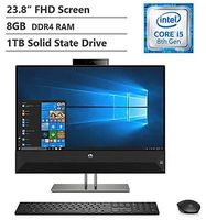 2019 HP Pavilion Premium High Performance 23.8" Full HD Screen All-in-One Desktop, Intel Core i5-8400T up to 3.30GHz, 8GB RAM, 1TB SSD, HDMI, Wireless-AC, Bluetooth 4.2, Windows 10, Black