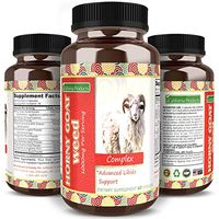 Horny Goat Weed Extract - Libido Supplement for Men & Women - Boosts Sex Drive & Increases Desire Naturally - Extra Strength Herbal Formula - With Maca Root & Tongkat Ali - By California Products