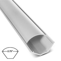 Electriduct Large Corner Duct Cable Raceway (1250 Series) - 5 Feet - White