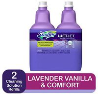 Swiffer WetJet Multi-Purpose Floor Cleaner Solution with Febreze Refill, Lavendar Vanilla and Comfort Scent, 1.25 Liter (Pac of 2)