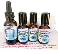 Carpet Spot Dye Pens - Roller-Ball Applicator Homeowners Kit - Works on all shades of Dark Brown, Dark blue, Dark Green or any dark colored carpeting