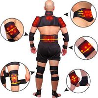 JM-Y Shoulder Brace Lumbar Back Belt Neck Shoulder self-Heating Magnetic Tourmaline Therapy for Injury Prevention,Black,XL