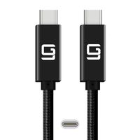 GodSpin USB-C to USB-C Cable (20Gbps) SuperSpeed [Certified] USB Type-C to USB Type-C, 100W Power (USB 3.1 & 3.2 Compatible) Nylon Braided, Dual 4k or Single 5k @60hz Display (6.6ft/20Gbps)