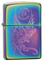 Zippo Anne Stokes Dragon Design on Multi Color Finish Lighter