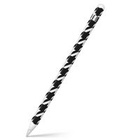 igsticker Ultra Thin Protective Body Stickers Skins Universal Decal Cover for Apple Pencil 1st Generation (Apple Pencil Not Included) 012423 Chidori　Pattern　Monotone