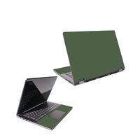 MightySkins Skin Compatible with Lenovo Flex 6 14" (2018) - Solid Olive | Protective, Durable, and Unique Vinyl Decal wrap Cover | Easy to Apply, Remove, and Change Styles | Made in The USA