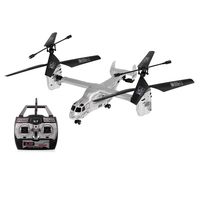 Goolsky Remote Control Osprey Helicopter 2.4G 4CH Dual Axis RC Drone with Double Gyro and Headlamp for Cool Kids' Toy