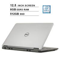 2019 Premium Dell Latitude E7240 12.5 Inch Business Laptop (Intel Dual Core i7-4600U up to 3.3GHz, 8GB DDR3L RAM, 512GB SSD, Intel HD 4400, WiFi, Bluetooth, HDMI, Windows 10 Pro) (Renewed)