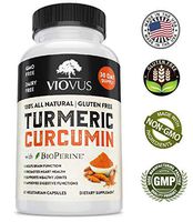 Viovus | Turmeric Curcumin | USA Seller & Made in The USA | Joint Pain | Anxiety | Brain Focus | Heart Health | Fatigue | Energy Supplement