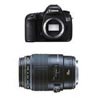 Canon EOS 5DS R Digital SLR Camera w EF 100mm F2.8L IS Macro Lens Bundle