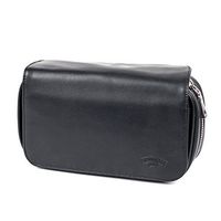 Black Tobacco Pipe Bag Pouch Case Pipe Pocket Pipe Tool Pocket for 3 Pipes