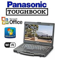 Refurbished Panasonic CF-53 Toughbook Rugged Laptop - 14" Touchscreen - i5 2.6GHz CPU - New Huge 1TB Solid State Drive - 12GB RAM - Windows 7 Pro + MS Office - WiFi - DVD/CD-RW