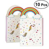10 Pcs Unicorn Rainbow Paper Candy Box Wedding Delicate Candy Boxes Chocolate Gift Treat Boxes Wedding Party Favor