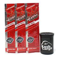 Kush Hemp Wraps All Natural Sweet Flavor 2 Wraps Per Pack (25 Packs - Full Box)