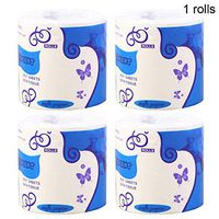 Liveday 3-Ply Toilet Paper Roll White Soft Skin-Friendly Bathroom Household Tissue for Home