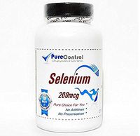 Selenium 200mcg // 200 Capsules // Pure // by PureControl Supplements