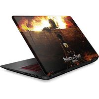 Skinit Decal Laptop Skin for Omen 15in - Officially Licensed Funimation Attack On Titan Fire Design