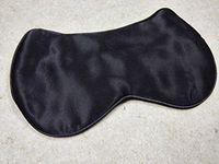 Maxfeel 100% Pure Silk Cat Sleep Mask Eye Mask for Sleeping Eyeshade Cat Soild Dyed Multicolor (Black)