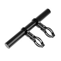 Jili Online 7.9inch Aluminum Alloy Clamp MTB Bike Handlebar Extender Cycling Mount Bracket with Carbon Tube Bicycle Stand Holder for 22.2-31.8mm Handlebar