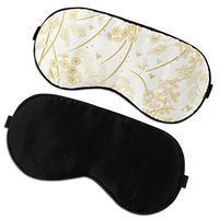 Onshine 2pcs 100% Silk Eye Mask for Sleeping Soft Blindfold Cute Silk Travel Nap Night Eye Cover Sleep Mask for Women Kids Girls