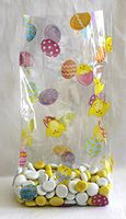 Easter Chicks Cello Party Favor Treat Bags 5" x 3" x 11 1/2" - Pack of 25 (Large)