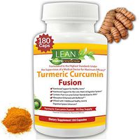 Lean Nutraceuticals Turmeric Curcumin Supplement - Curcumin Supplements with Bioperine. 95% Standardized Curcuminoids Turmeric Capsules Non-GMO Gluten-Free with Ginger, Bromelain and Black Pepper