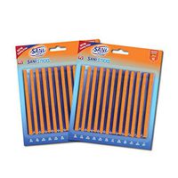 SANI 360° Sani Sticks Drain Cleaner and Deodorizer | Non-Toxic, Enzyme Formula to Eliminate Odors and Helps Prevent Clogged Drains | Septic Tank Safe | 24 Pack, Orange