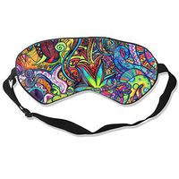 Sleep Mask Trippy Art Eye Cover Blackout Eye Masks,Breathable Blindfold