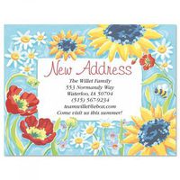 New Horizons Moving Announcements Postcards - Set of 24, Personalized with Address, 5-1/4" x 4", New Address Cards, Just Moved Cards, Moving Announcements