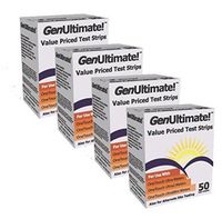 Genultimate Blood Glucose Test Strips for Use with One Touch Ultra, Ultra 2 and Ultra Mini Meter, 200 ct Strips (2 boxes of 100)