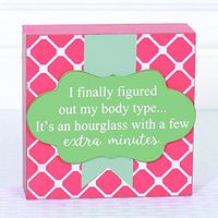 "Body Type" Wood Sign