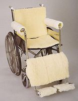 Skil-Care Wheelchair Back and Seat Pads, Sheepskin # 703050 - set