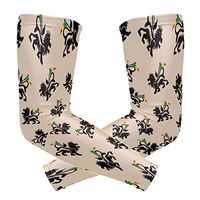 Anyangquji Rasta Lion Arm Sleeve Protectiv for Man Elbow Brace for Arthritis (1 Pair)